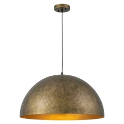 Industrial Oversized Large Metal Dome Pendant Light