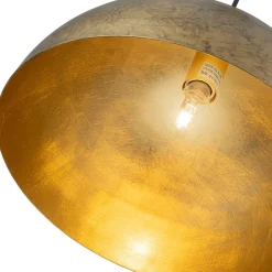 Industrial Oversized Large Metal Dome Pendant Light