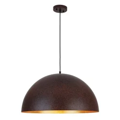 Industrial Oversized Large Metal Dome Pendant Light