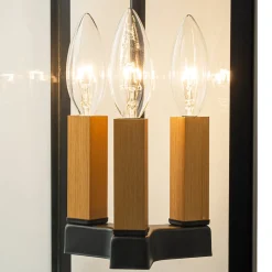 IP23 Farmhouse Square Lantern Outdoor Wall Sconce