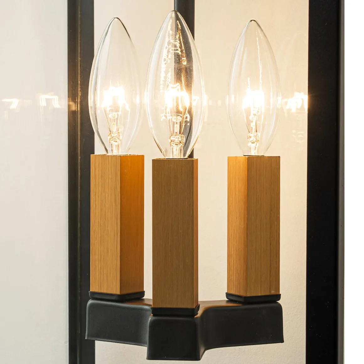 IP23 Farmhouse Square Lantern Outdoor Wall Sconce