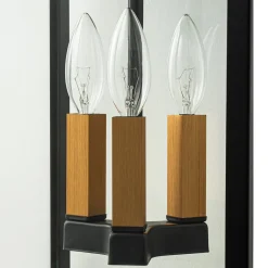 IP23 Farmhouse Square Lantern Outdoor Wall Sconce