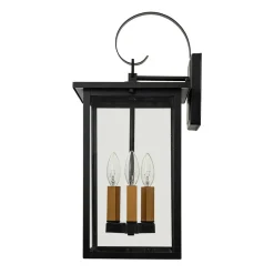 IP23 Farmhouse Square Lantern Outdoor Wall Sconce