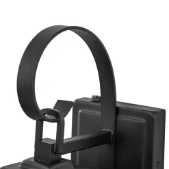 IP23 Matte Black Farmhouse 3-Light Lantern Outdoor Wall Light