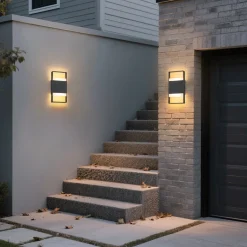 IP54 Minimalist Rectangle Dimmable LED Outdoor Wall Light