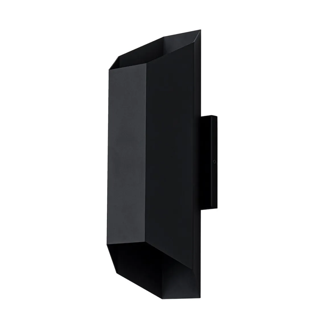 IP54 Up and Down Black Geometric Tube LED Outdoor Wall Light