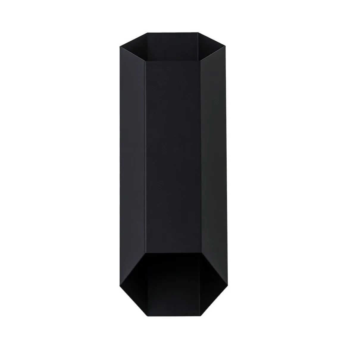 IP54 Up and Down Black Geometric Tube LED Outdoor Wall Light