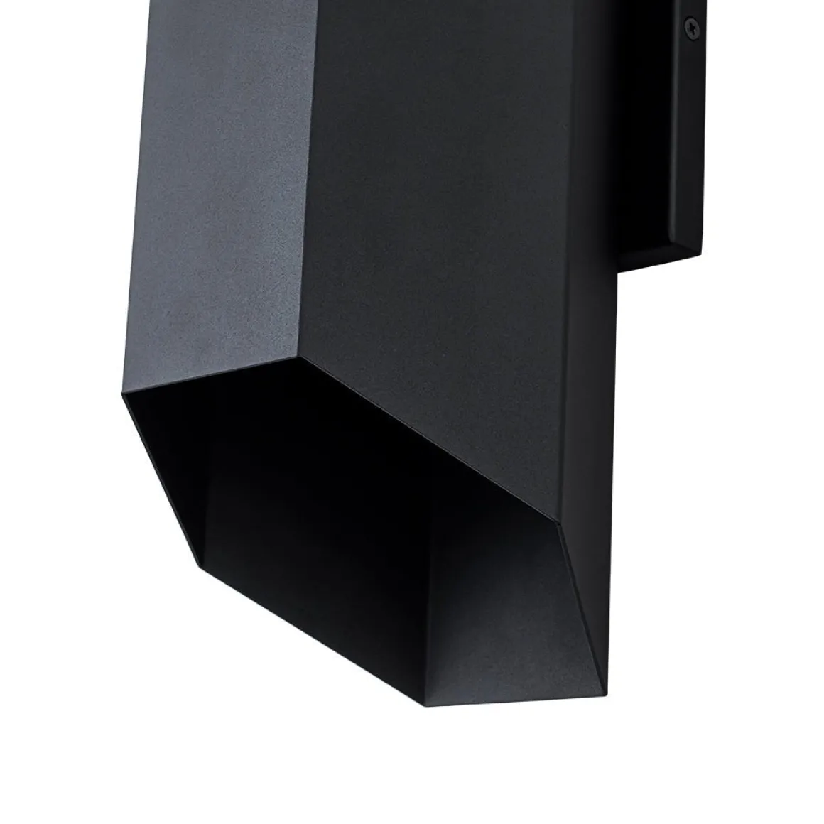 IP54 Up and Down Black Geometric Tube LED Outdoor Wall Light