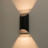 IP54 Up and Down Black Tunnel LED Outdoor Wall Lamp