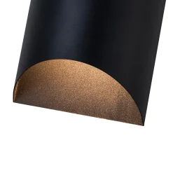 IP54 Up and Down Black Tunnel LED Outdoor Wall Lamp