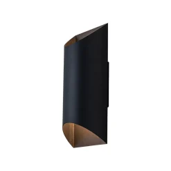 IP54 Up and Down Black Tunnel LED Outdoor Wall Lamp