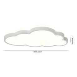 LED Cloud Light Fixture Dimmable Flush Mount for Kids