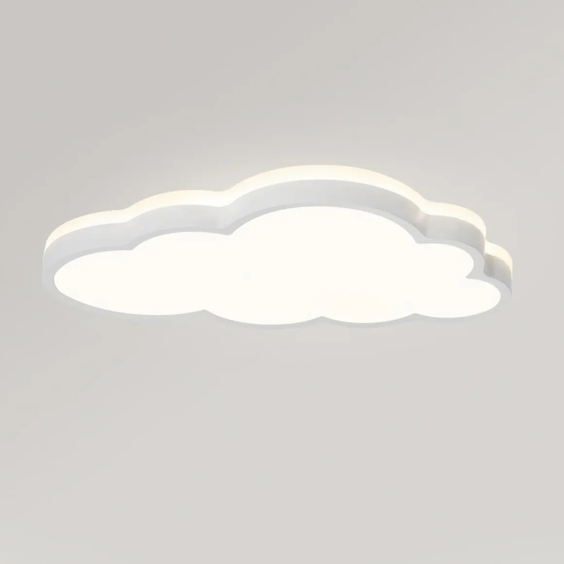 LED Cloud Light Fixture Dimmable Flush Mount for Kids