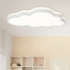 LED Cloud Light Fixture Dimmable Flush Mount for Kids