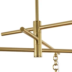 3-light Adjustable Gradual White Glass Globe Sputnik Chandelier