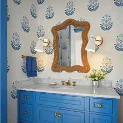 1-Light Adjustable Head Metal Cone Vanity Wall Sconce
