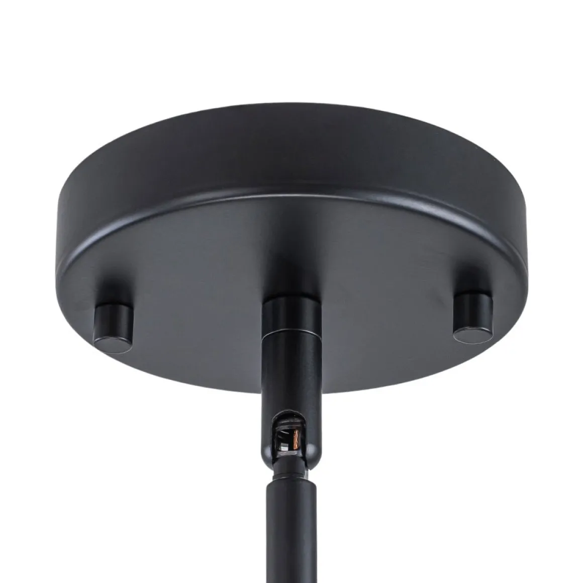 8-Light Black Brass White Glass Globe Round Sputnik Chandelier