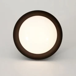 1-Light Black Dome Frosted Glass Shade Semi Flush Mount