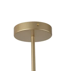 3-Light Cluster Frosted Glass Bubble Chandelier