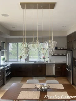 7-light Cluster Kitchen Island Pendant Lighting