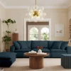 18-Light Cluster Ribbed Glass Globe Bubble Chandelier