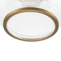 1-Light Corded Seeded Glass Globe Kitchen Pendant Light