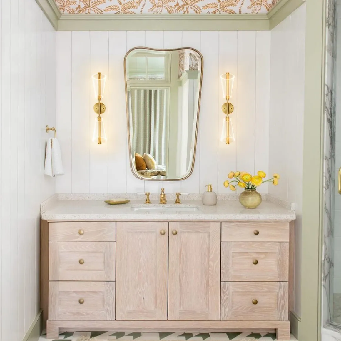 2-Light Dimmable LED Up Down Conical Vanity Wall Sconce