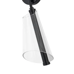 2-Light Dimmable LED Up Down Conical Vanity Wall Sconce