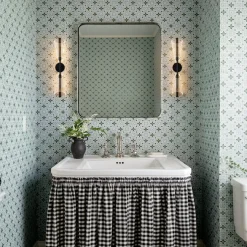 2-Light Dimmable LED Up Down Conical Vanity Wall Sconce