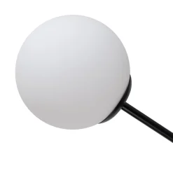 16-Light Frosted Glass Globe Bubble Sputnik Chandelier