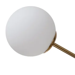 16-Light Frosted Glass Globe Bubble Sputnik Chandelier