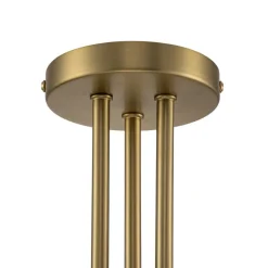 3-Light Frosted Glass Globe Ceiling Light