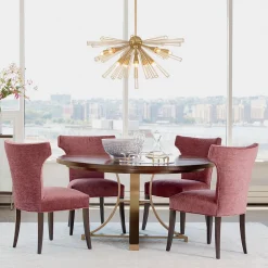 10-Light Geometric Sputnik Sunburst Chandelier