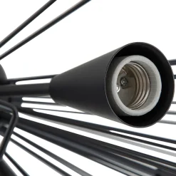 10-Light Geometric Sputnik Sunburst Chandelier