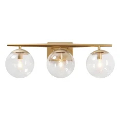 3-light Globe Vanity Wall Light
