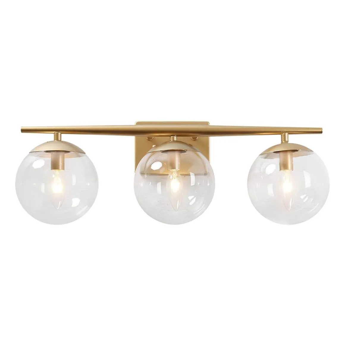 3-light Globe Vanity Wall Light