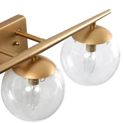 3-light Globe Vanity Wall Light