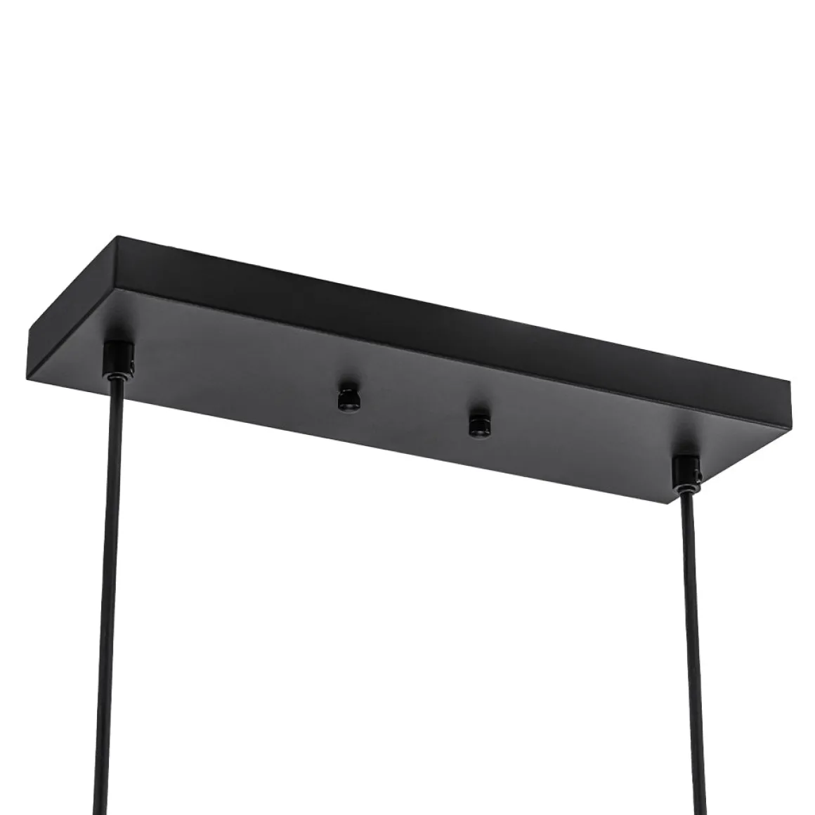 3-Light Gradual Smoked Glass Shade Linear Island Pendant