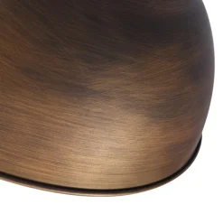 1-Light Industrial Dome Pendant Light