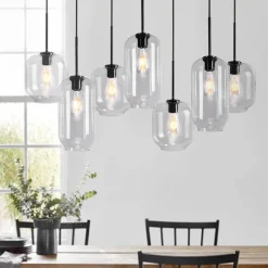 7-light Kitchen Island Cluster Pendant Chandelier