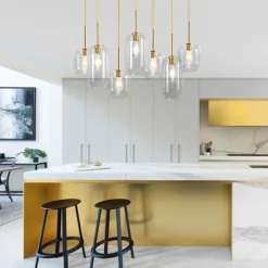 7-light Kitchen Island Cluster Pendant Chandelier