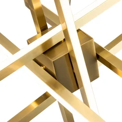 6-Light LED Rod Sputnik Chandelier