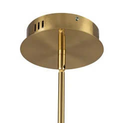 6-Light LED Rod Sputnik Chandelier