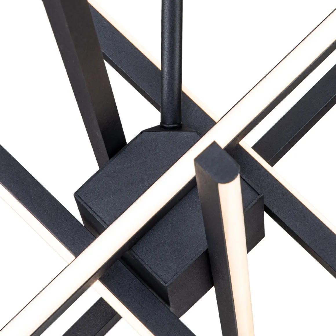 6-Light LED Rod Sputnik Chandelier