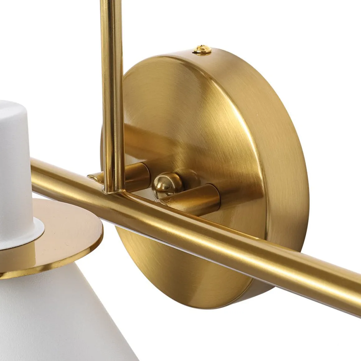3-Light Metal Conical Shade Bathroom Vanity Wall Sconce