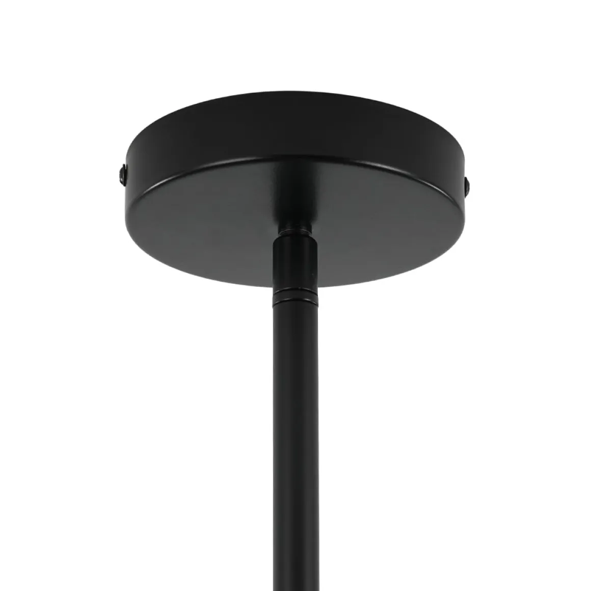 8-Light Vintage Sputnik Black Open Square Lantern Pendant