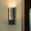 Linear Clear bubble Crystal Tube Dimmable LED Wall Lamp