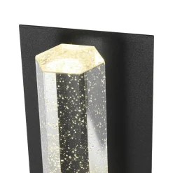 Linear Clear bubble Crystal Tube Dimmable LED Wall Lamp