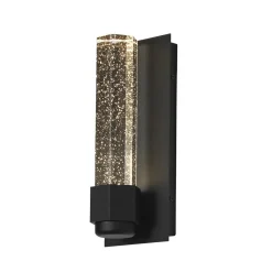 Linear Clear bubble Crystal Tube Dimmable LED Wall Lamp