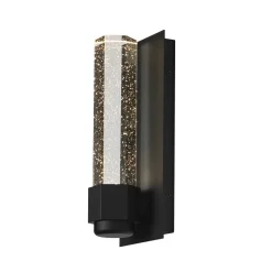 Linear Clear bubble Crystal Tube Dimmable LED Wall Lamp